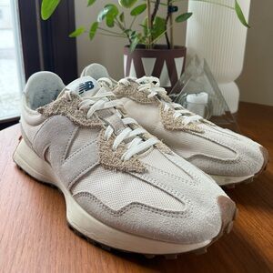 New Balance Cream Sneakers